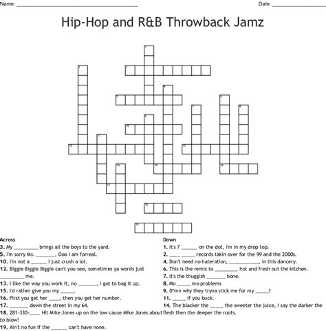 is hip to crossword